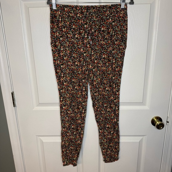 Michael Stars Multicolor Floral Women's Cropped Pants Size Small GUC - Picture 1 of 5
